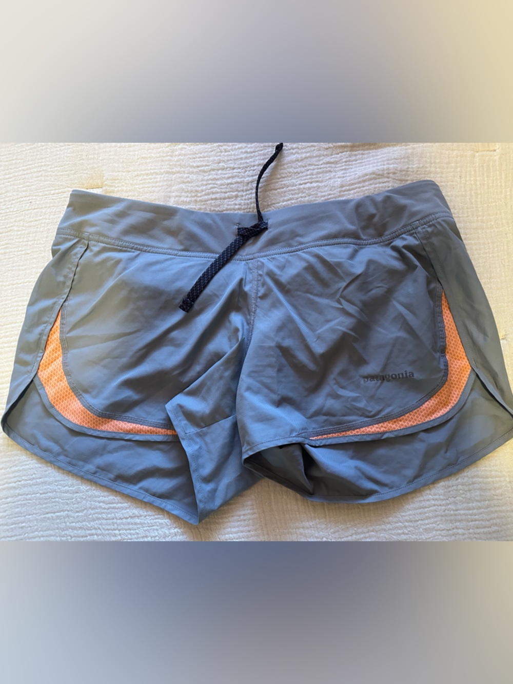 Patagonia Women's Gray Active Shorts with Peach Interior